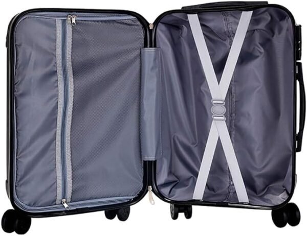 Maleta de Viaje Cabina Trolley (40L) Equipaje de Mano 4 Ruedas , 55x40x20cm_open Maleta de Viaje Cabina Trolley (40L) Equipaje de Mano 4 Ruedas , 55x40x20cm