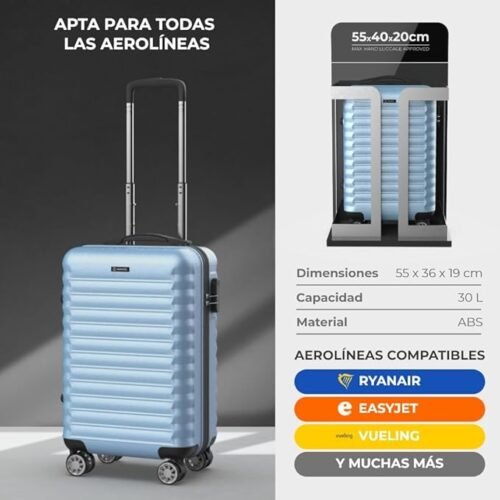 NUMADA - Maleta de Viaje Cabina 55x36x19cm (30L)_1